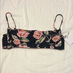 O’Neill reversible Floral Print swim Top